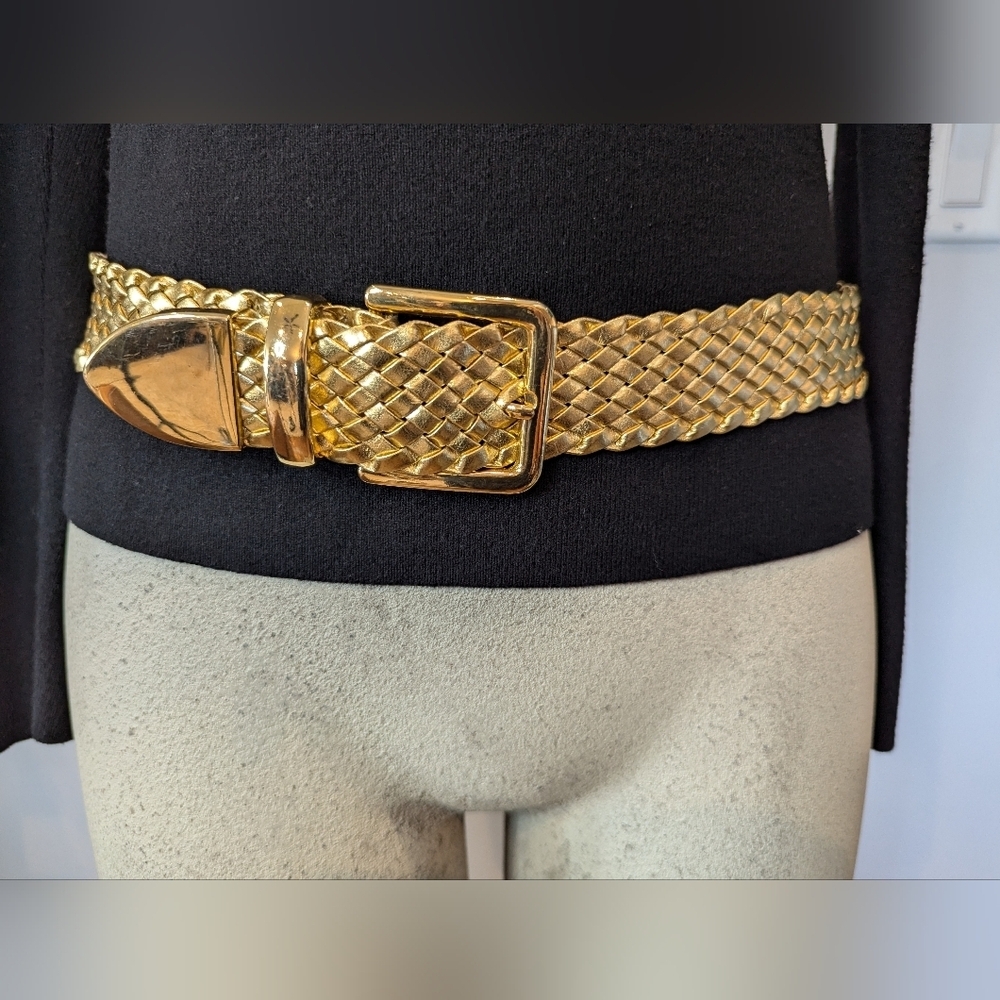 Vintage 70s Gold Braided Belt Woman's Size Medium/Large New Vintage Old Stock! - Picture 7 of 7